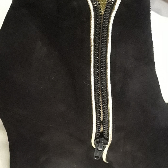 Lashy black suede bottled, size 9 - Picture 7 of 8